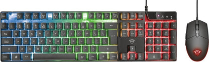Zestaw klawiatura i mysz Trust GXT 838 Azor, czarny