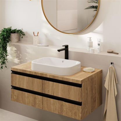Bateria umywalkowa Hansgrohe Vernis Blend 71552670, czarna