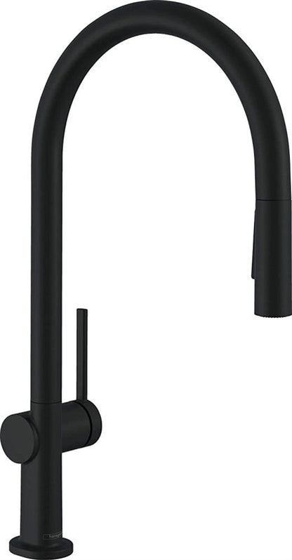 Virtuvinis maišytuvas Hansgrohe Talis M54 72800670, juodas