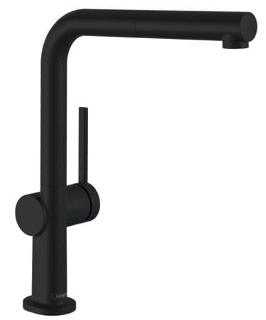Bateria kuchenna Hansgrohe Talis M54 72808670, czarna