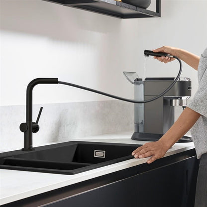 Bateria kuchenna Hansgrohe Talis M54 72808670, czarna