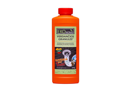 Sifonų ir kanaliza valik Ekonomis VERDANČIOS GRANULĖS ®,500g