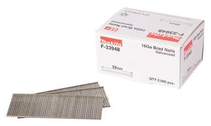 Vinys Dailylentėms Makita 16 GA F-33948, 32 mm x 1.6 mm