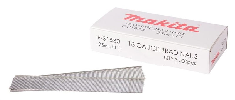 Vinys Dailylentėms Makita 18GA F-31883, 25 mm x 1.2 mm