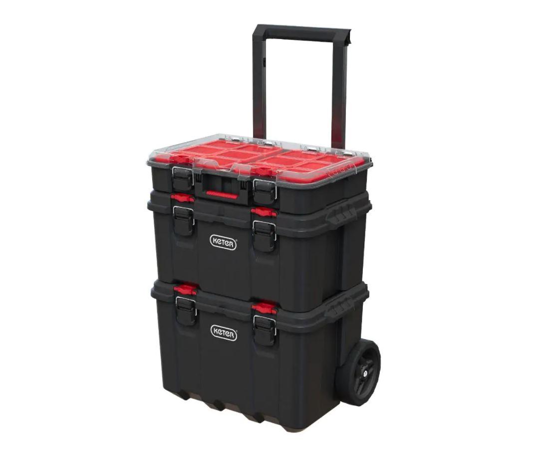 Dėžė Keter STACK N ROLL, 52.5 cm x 34.5 cm x 26 cm