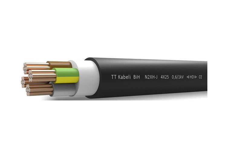 Aliumininis jėgos kabelis TT Cables AXMK RE, 5 x 16mm²,1000m