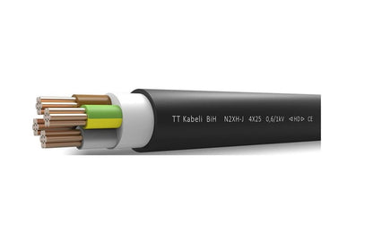 Aliumininis jėgos kabelis TT Cables AXMK RE, 5 x 16mm²,1000m