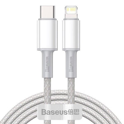 Kabel BASEUS USB Type-C M, Lightning M, 2m szary CATLGD-A02