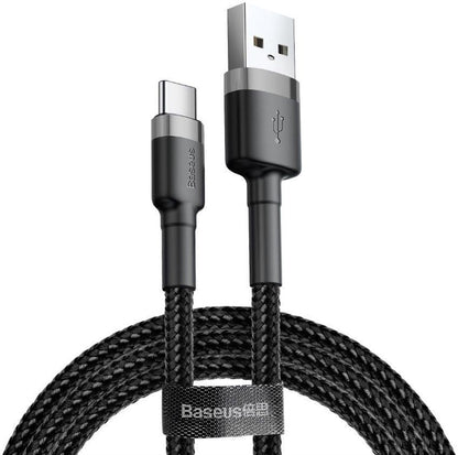Laidas BASEUS USB TypeA M, USB TypeC M, 1m juodas CATKLF-BG1