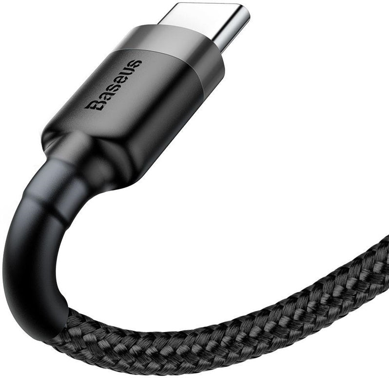 Laidas BASEUS USB TypeA M, USB TypeC M, 1m juodas CATKLF-BG1