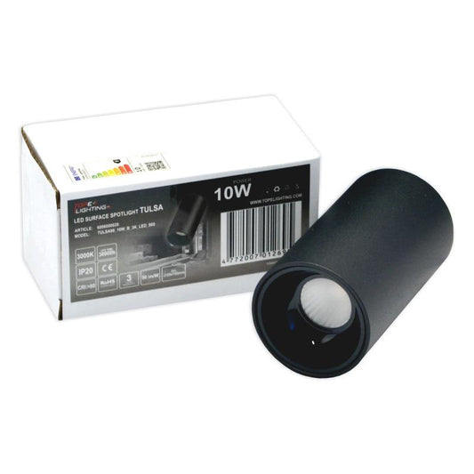 MONT ŚWIATŁO LED 10W 900LM. 3000K CZARNY