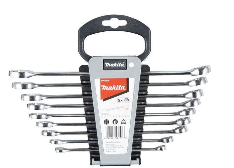 Zestaw kluczy nasadowych Makita B-65539, 9 szt.