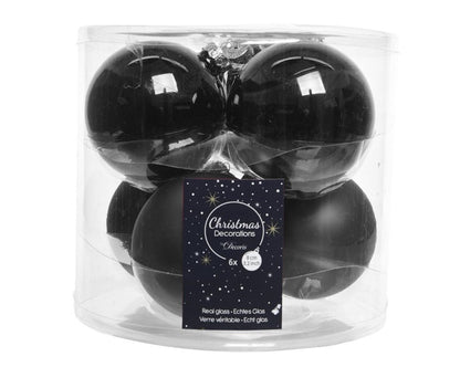 Szklane bombki choinkowe DECORIS 140417, 8 cm, 6 szt.