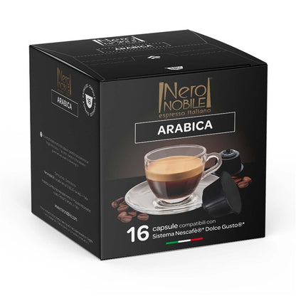 Kavos kapsulės NERONOBILE ARABICA, 16 vnt.