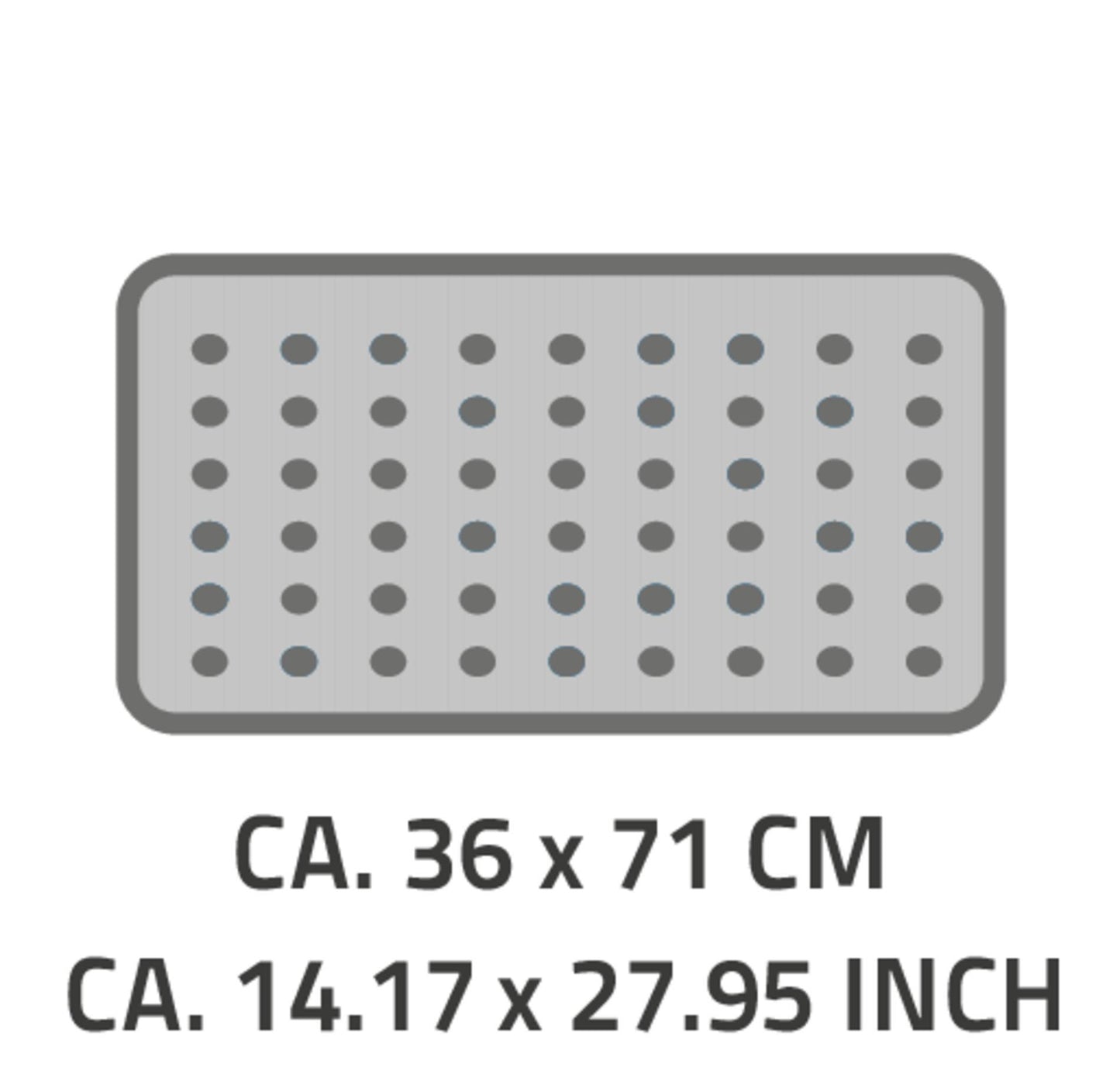 Vonios kilimėlių komplektas Ridder Promo 167501 71x36cm