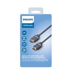 Kabel PHILIPS HDMI M, HDMI M, 1.5m, szary SWV5610G/00