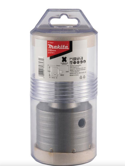KORONKA DIAMENTOWA Z WIERTŁEM PROWADZĄCYM D-74027. 82MM