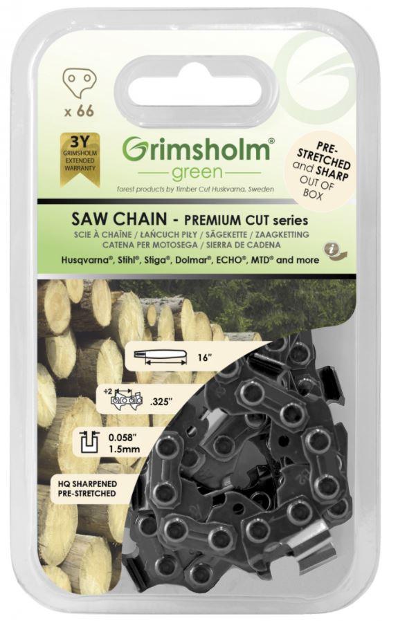 SAW CHAIN PREMIUM CUT66 DL325"058"/1.5MM