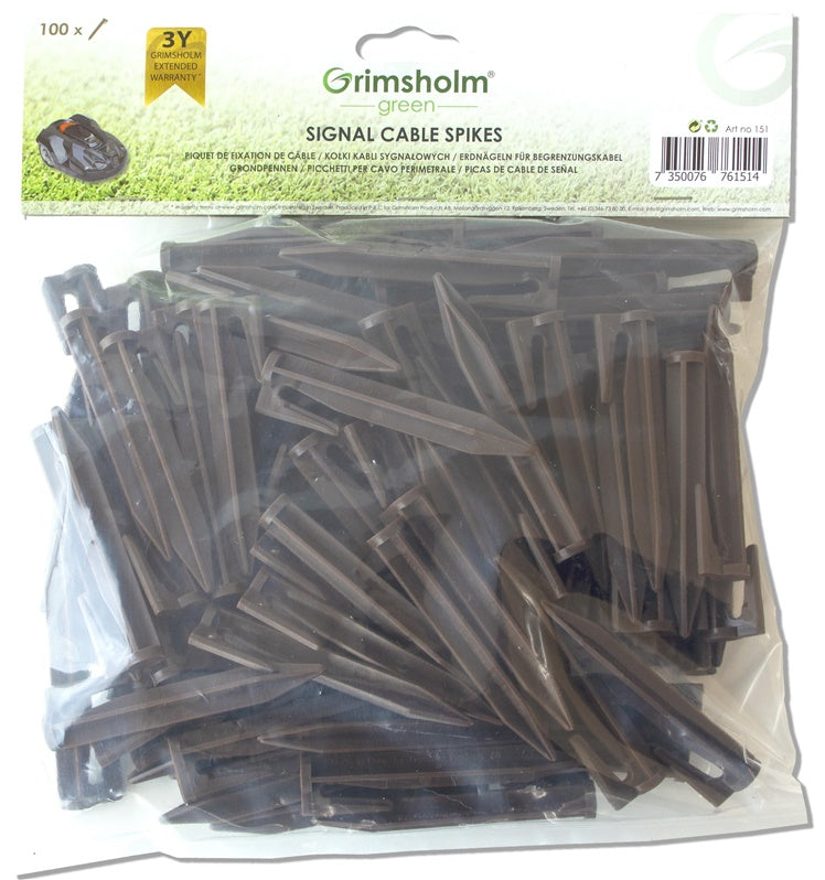 Szpilki Grimsholm, brązowe, 100 szt.