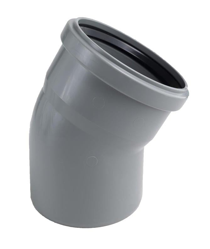 Vidaus kanalizacijos alkūnė HTplus, Ø 110 mm, 22°
