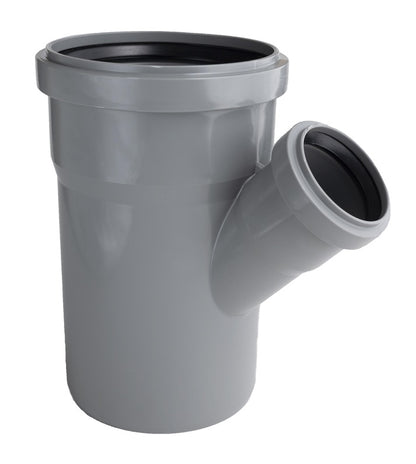 Trójnik do kanalizacji wewnętrznej HTplus, Ø 110 / 75 mm, 45°