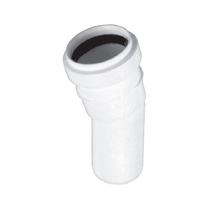 Vidaus kanalizacijos alkūnė HTplus, Ø 32 mm, 30°, balta