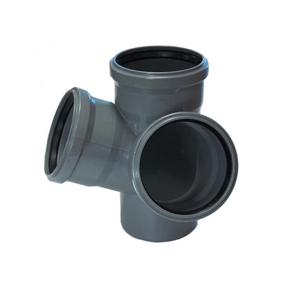 Vidaus kanalizacijos keturšakis HTplus, Ø110/110/110 mm,67°