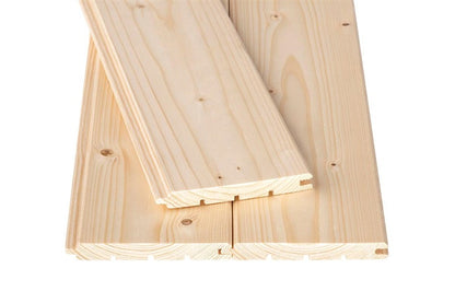 Vidaus dailylentė, 12,5x96x3000 mm, ABC klasė, eglė