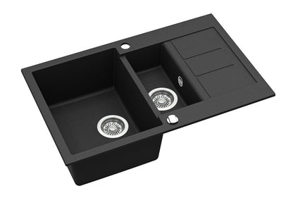 Zlewozmywak Aquasanita Tesa SQT151-601AW, 80x50x20 cm