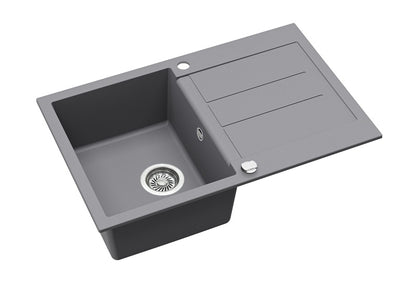 Zlewozmywak Aquasanita Tesa SQT101-202AW, 78x50x20 cm