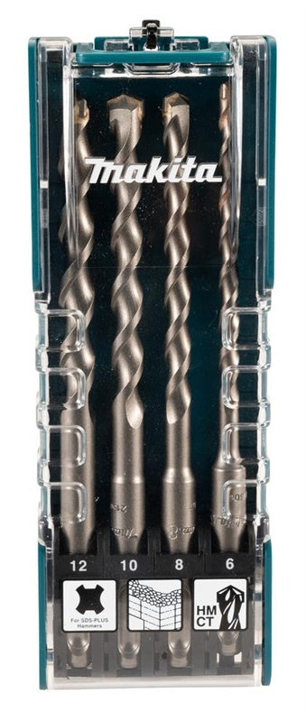 Grąžtų Komplektas Makita 6 mm, 8 mm, 10 mm, 12 mm x 160 mm