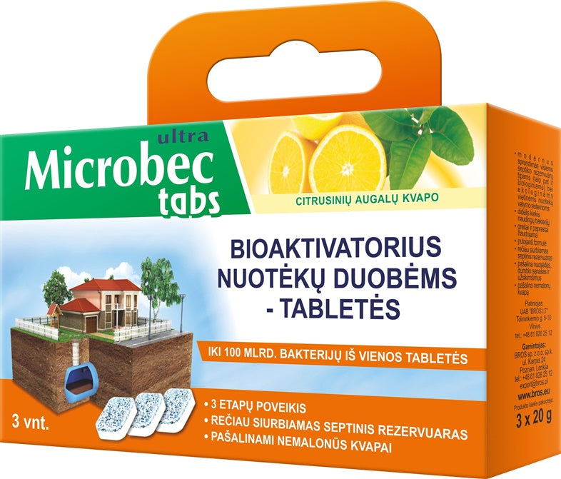 Bioaktywator do szamb tabletki, 3szt.
