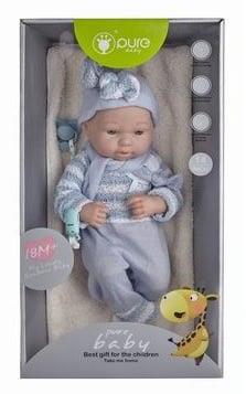 Lėlė kūdikis PURE BABY 611765W, 35,56 cm