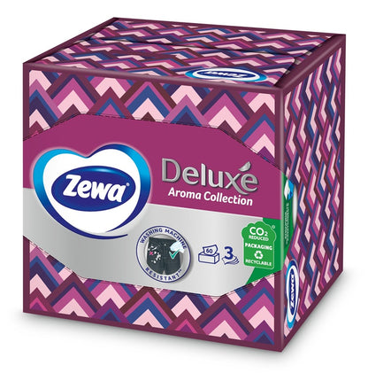 Vienkartinės servetėlės ZEWA DELUXE AROMA, 3 sl., 60 vnt.