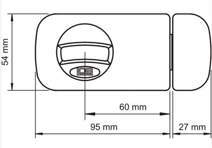 ZAMEK DODATKOWY TB61 GRAFIT