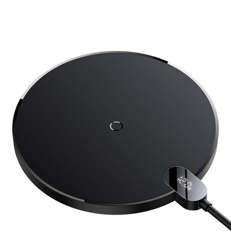 Ładowarka Baseus Digital LED Wireless, czarna