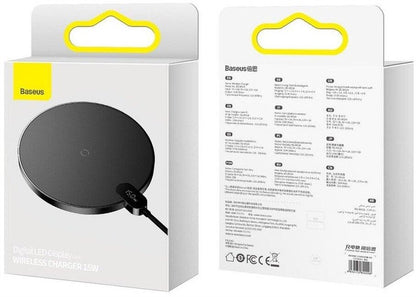 Ładowarka Baseus Digital LED Wireless, czarna