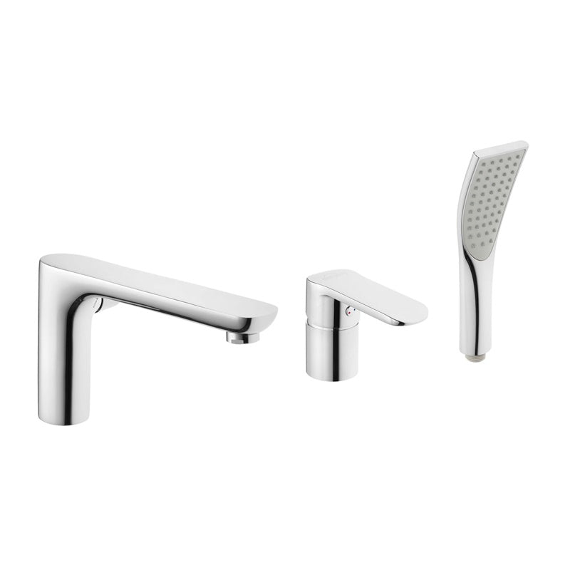 Bateria wannowa wolnostojąca Invena Siros BW-90-S01-A, chrom