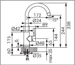 Bateria kuchenna Ferro Coretto BCP4, stal nierdzewna