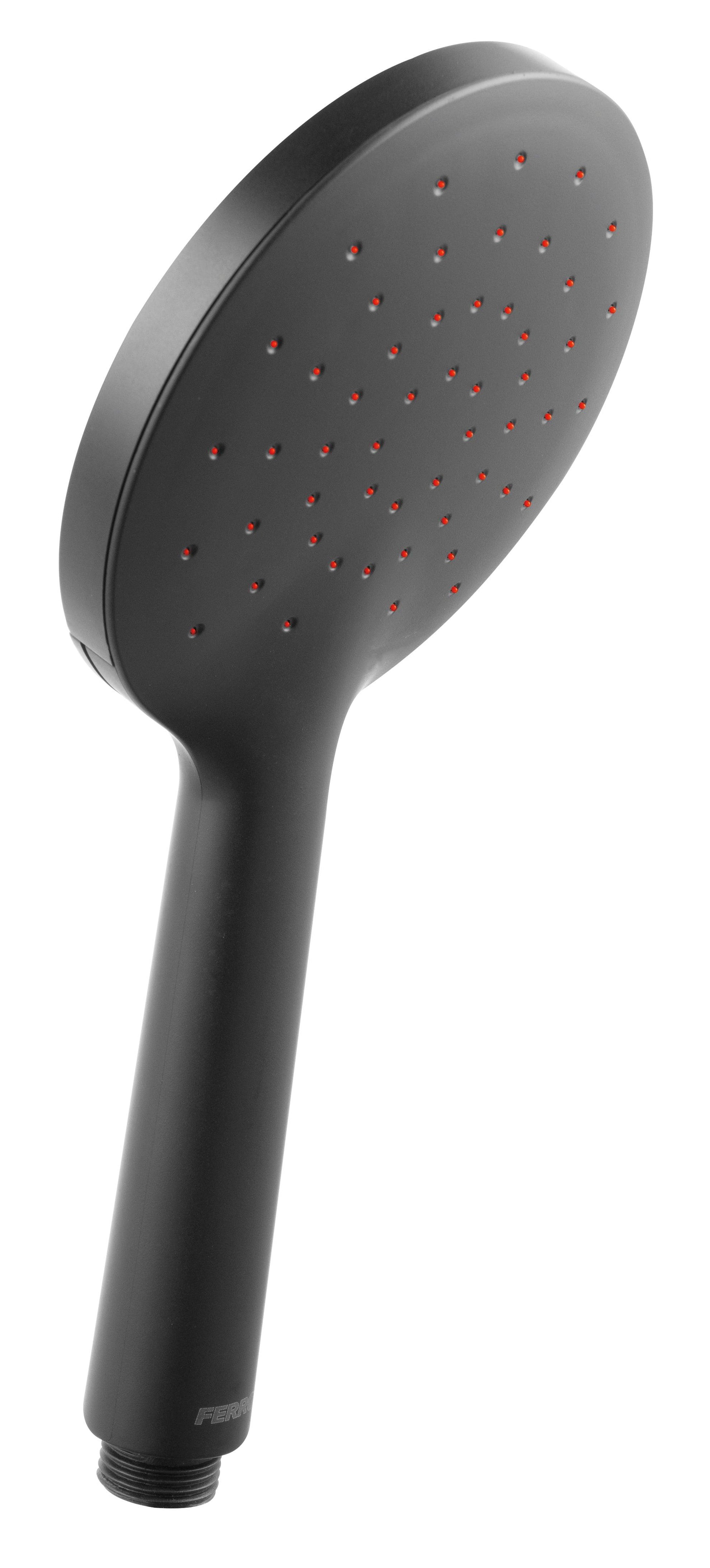 Dušo galvutė Ferro Phila S175BL, juoda, 120 mm