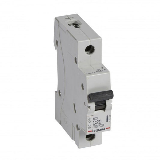 419203 Legrand RX³ Miniature circuit breaker 1P C20A 6kA