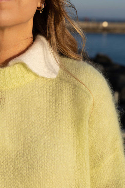 Melody Mohair Pullover Zitrone