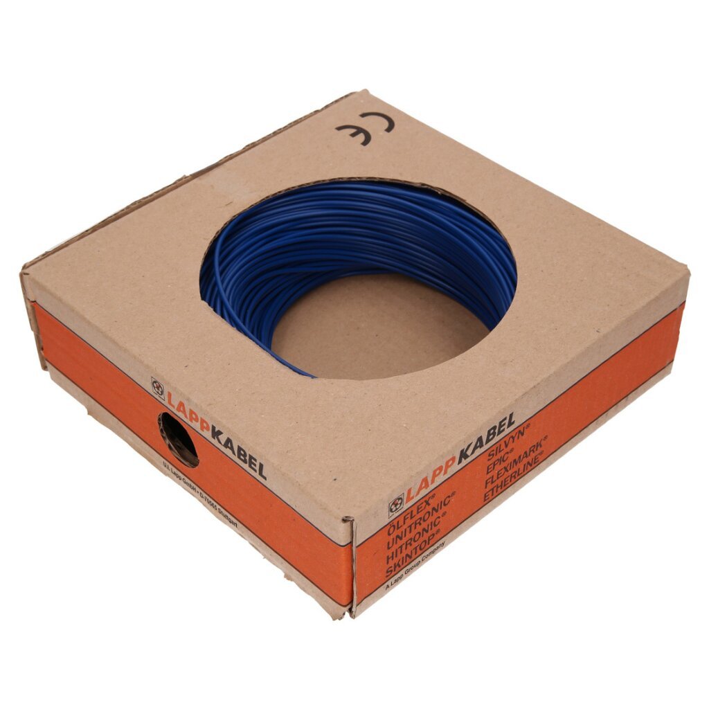 4510143 H05V-K Cable 1mm², dark blue 100m in a pack