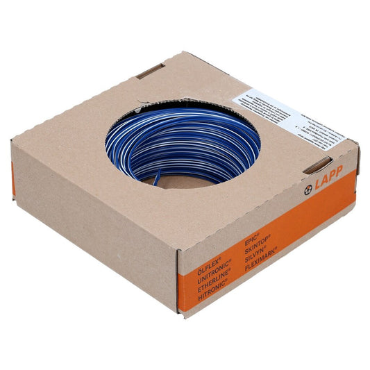 4510922 H05V-K Cable 0,75mm², dark blue/white 100m in a pack