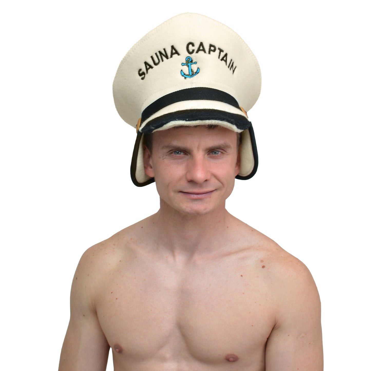 Sauna Hat ‘Sauna Captain’ 100% Wool
