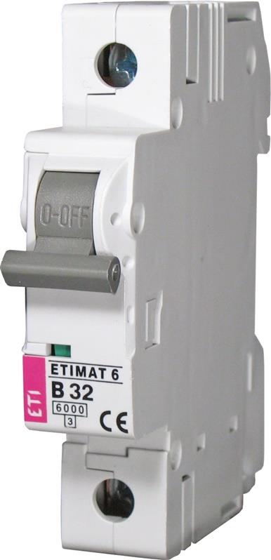 Automatinis jungiklis ETIMAT10, 1P, B, 10kA, 16 A