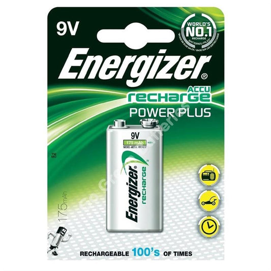 Įkraunamas elementas ENERGIZER 9V, 175 mAh