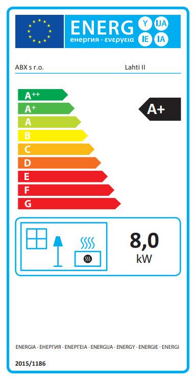 Krosnelė ABX LAHTI CERAMIC, 8 kW