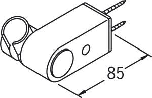 Uchwyt prysznicowy Oras Apollo 253100