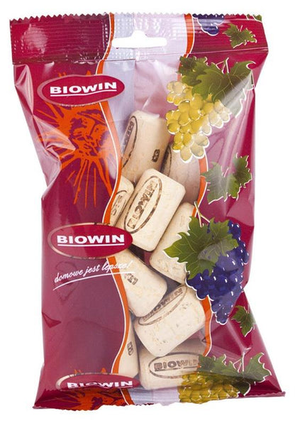 Butelių kamščiai BIOWIN F18572, 20 vnt.
